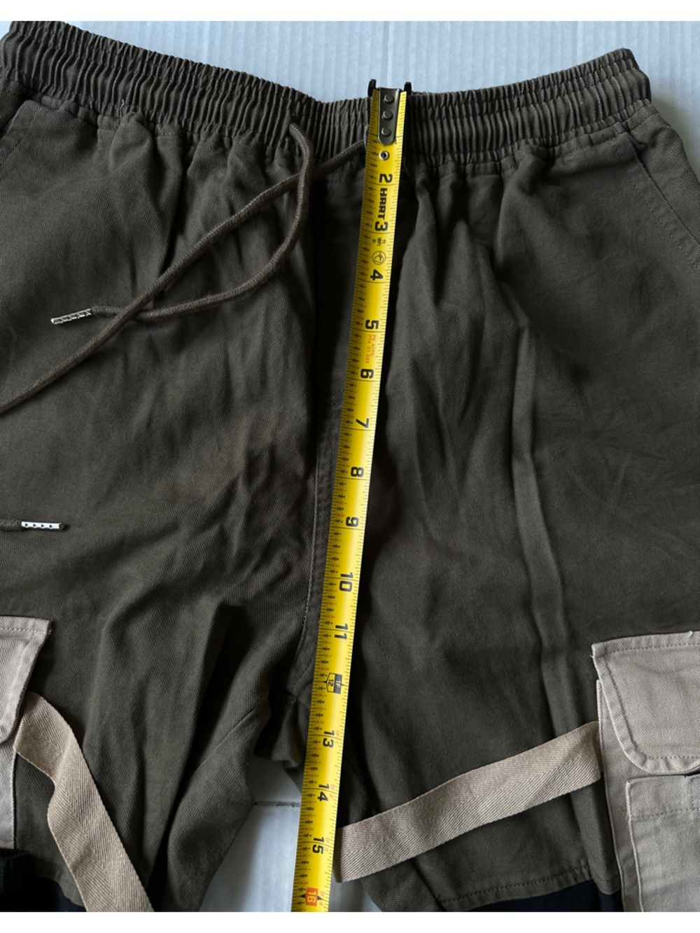 Fashion Nova Women's L "Block It Out Cargo Joggers" Olive/Combo - Picture 8 of 12